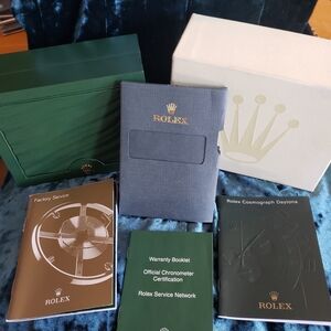 Rolex box & Booklets